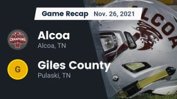 Recap: Alcoa  vs. Giles County  2021