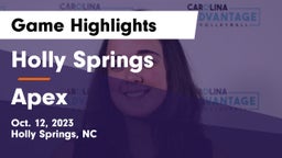 Holly Springs  vs Apex  Game Highlights - Oct. 12, 2023