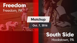 Matchup: Freedom vs. South Side  2016