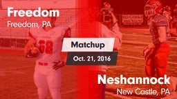 Matchup: Freedom vs. Neshannock  2016