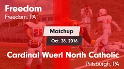 Matchup: Freedom vs. Cardinal Wuerl North Catholic  2016