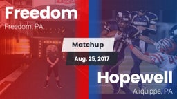 Matchup: Freedom vs. Hopewell  2017