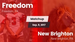 Matchup: Freedom vs. New Brighton  2017