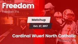 Matchup: Freedom vs. Cardinal Wuerl North Catholic  2017
