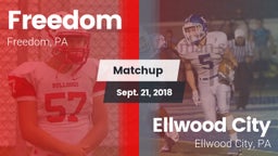 Matchup: Freedom vs. Ellwood City  2018