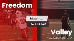 Matchup: Freedom vs. Valley  2018