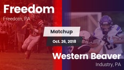 Matchup: Freedom vs. Western Beaver  2018