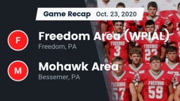 Recap: Freedom Area  (WPIAL) vs. Mohawk Area  2020