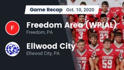 Recap: Freedom Area  (WPIAL) vs. Ellwood City  2020