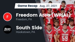 Recap: Freedom Area  (WPIAL) vs. South Side  2021