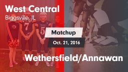 Matchup: West Central vs. Wethersfield/Annawan 2016