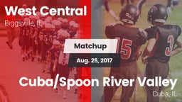 Matchup: West Central vs. Cuba/Spoon River Valley  2017