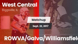 Matchup: West Central vs. ROWVA/Galva/Williamsfield 2017