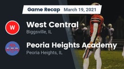 Recap: West Central  vs. Peoria Heights Academy 2021