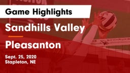 Sandhills Valley vs Pleasanton  Game Highlights - Sept. 25, 2020