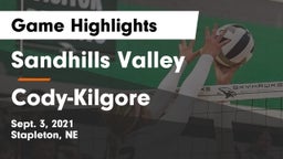 Sandhills Valley vs Cody-Kilgore  Game Highlights - Sept. 3, 2021