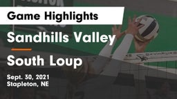 Sandhills Valley vs South Loup  Game Highlights - Sept. 30, 2021