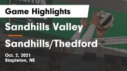 Sandhills Valley vs Sandhills/Thedford Game Highlights - Oct. 2, 2021