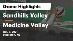 Sandhills Valley vs Medicine Valley  Game Highlights - Oct. 7, 2021