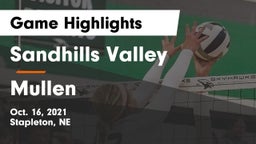 Sandhills Valley vs Mullen  Game Highlights - Oct. 16, 2021