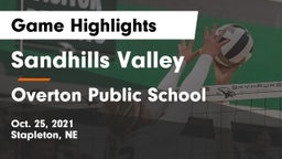 Sandhills Valley vs Overton Public School Game Highlights - Oct. 25, 2021