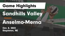Sandhills Valley vs Anselmo-Merna  Game Highlights - Oct. 8, 2022