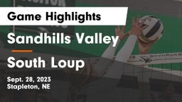 Sandhills Valley vs South Loup  Game Highlights - Sept. 28, 2023