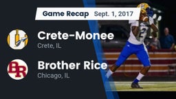 Recap: Crete-Monee  vs. Brother Rice  2017