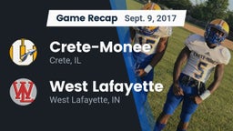 Recap: Crete-Monee  vs. West Lafayette  2017