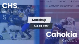 Matchup: CHS vs. Cahokia  2017
