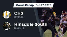 Recap: CHS vs. Hinsdale South  2017