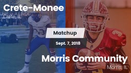 Matchup: CHS vs. Morris Community  2018