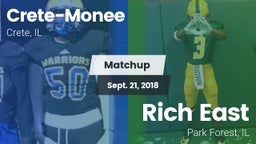 Matchup: CHS vs. Rich East  2018