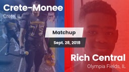 Matchup: CHS vs. Rich Central  2018