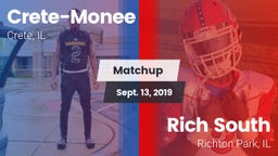 Matchup: CHS vs. Rich South  2019