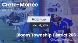 Matchup: CHS vs. Bloom Township  District 206 2019