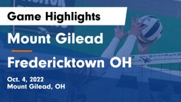 Mount Gilead  vs Fredericktown  OH Game Highlights - Oct. 4, 2022