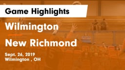 Wilmington  vs New Richmond Game Highlights - Sept. 26, 2019