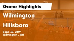 Wilmington  vs Hillsboro Game Highlights - Sept. 30, 2019