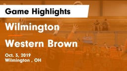 Wilmington  vs Western Brown Game Highlights - Oct. 3, 2019