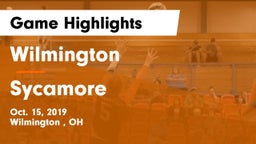 Wilmington  vs Sycamore  Game Highlights - Oct. 15, 2019