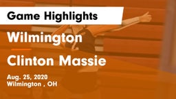 Wilmington  vs Clinton Massie Game Highlights - Aug. 25, 2020