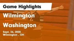 Wilmington  vs Washington  Game Highlights - Sept. 26, 2020