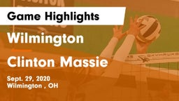 Wilmington  vs Clinton Massie Game Highlights - Sept. 29, 2020
