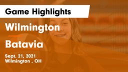 Wilmington  vs Batavia  Game Highlights - Sept. 21, 2021