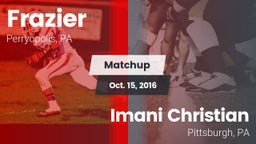 Matchup: Frazier vs. Imani Christian  2016