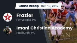 Recap: Frazier  vs. Imani Christian Academy  2017