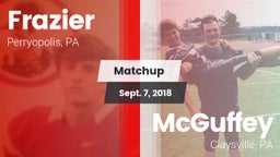 Matchup: Frazier vs. McGuffey  2018
