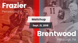 Matchup: Frazier vs. Brentwood  2018