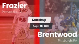 Matchup: Frazier vs. Brentwood  2019